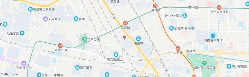 郑州二环支路沙口路站_公交站地图_郑州公交_妙搜公交查询2025