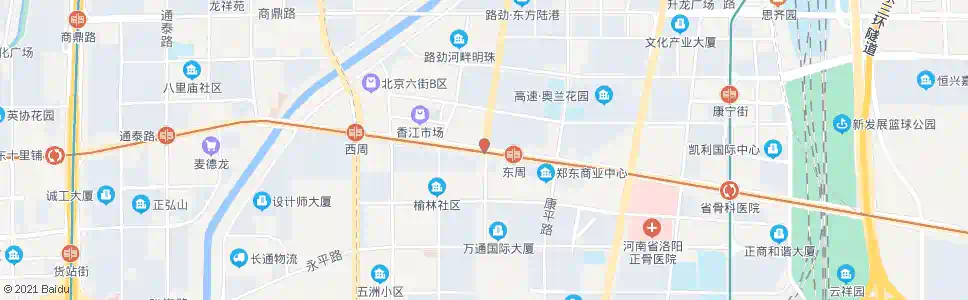 郑州商都路东周村(郑东商业中心)_公交站地图_郑州公交_妙搜公交查询2025