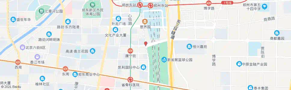 郑州中兴路康宁街_公交站地图_郑州公交_妙搜公交查询2025