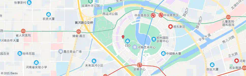 郑州商务内环路商务西二街_公交站地图_郑州公交_妙搜公交查询2025