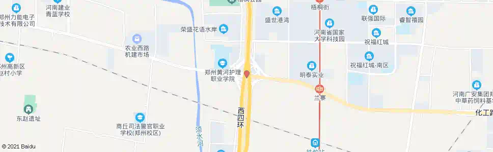 郑州西四环化工路_公交站地图_郑州公交_妙搜公交查询2025