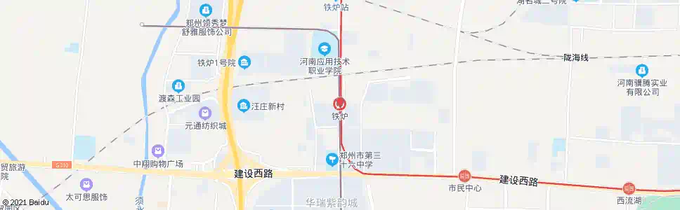 郑州铁炉站_公交站地图_郑州公交_妙搜公交查询2025