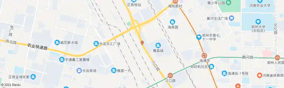 郑州沙口路大孟寨站_公交站地图_郑州公交_妙搜公交查询2025