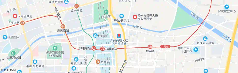 郑州金水东路g107辅道_公交站地图_郑州公交_妙搜公交查询2025