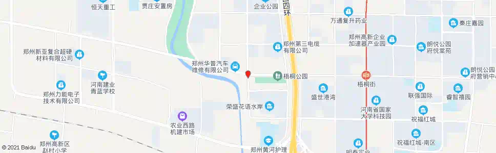 郑州红叶路梧桐街_公交站地图_郑州公交_妙搜公交查询2025