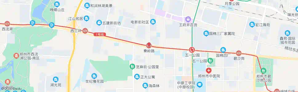 郑州冉屯路秦岭路_公交站地图_郑州公交_妙搜公交查询2025
