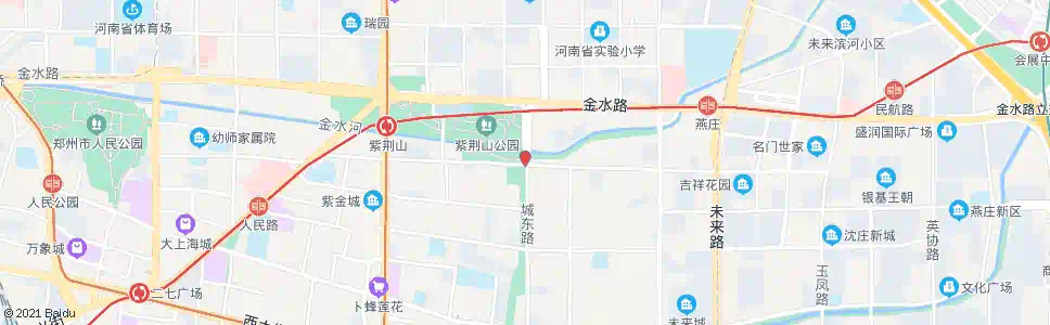 郑州顺河路城东路_公交站地图_郑州公交_妙搜公交查询2025