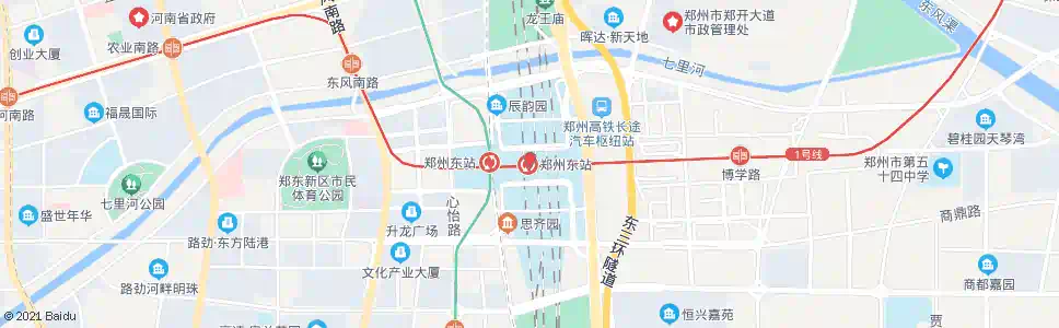 郑州平安大道湖心环路东_公交站地图_郑州公交_妙搜公交查询2025