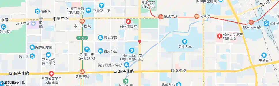 郑州伊河路嵩山路_公交站地图_郑州公交_妙搜公交查询2025