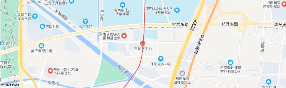 郑州市体育中心_公交站地图_郑州公交_妙搜公交查询2025