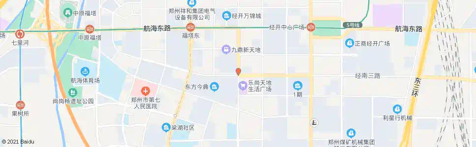 郑州经开第五大街经南三路站_公交站地图_郑州公交_妙搜公交查询2025