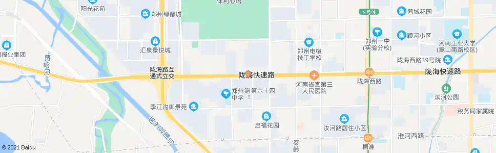郑州陇海路昆仑路站_公交站地图_郑州公交_妙搜公交查询2025