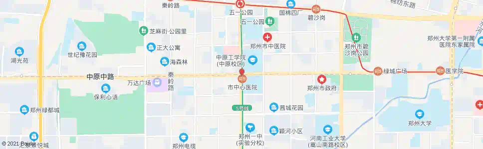 郑州中原路桐柏路_公交站地图_郑州公交_妙搜公交查询2025