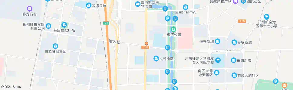 郑州新港大道新港八路_公交站地图_郑州公交_妙搜公交查询2025