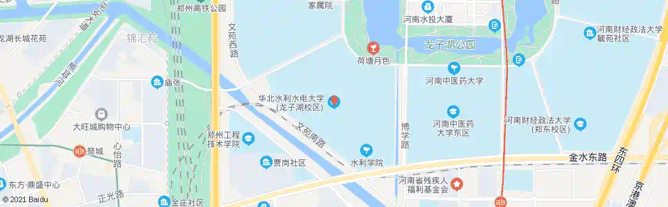 郑州华北水利水电大学(龙子湖西路)_公交站地图_郑州公交_妙搜公交查询2025