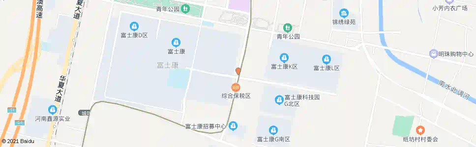 郑州富士康F区东门_公交站地图_郑州公交_妙搜公交查询2025