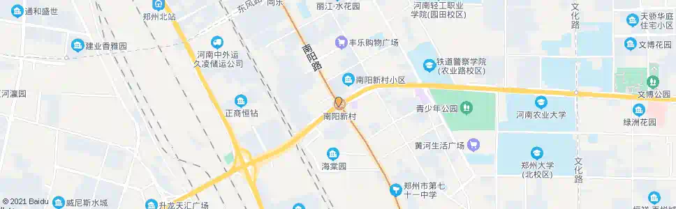 郑州农业路南阳路_公交站地图_郑州公交_妙搜公交查询2025