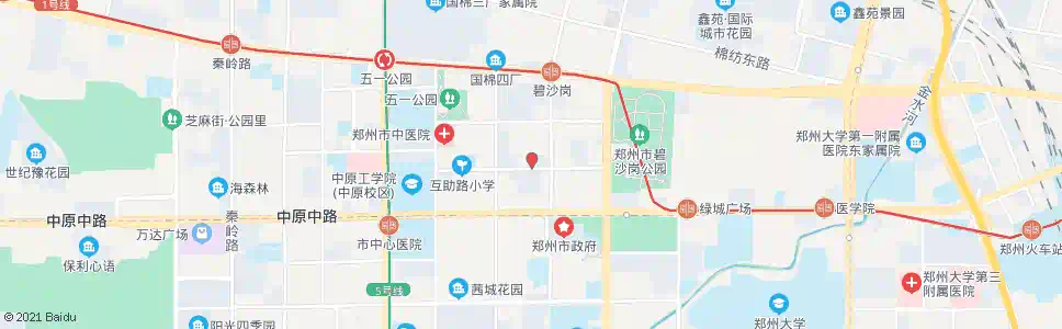 郑州互助路百花路西_公交站地图_郑州公交_妙搜公交查询2025