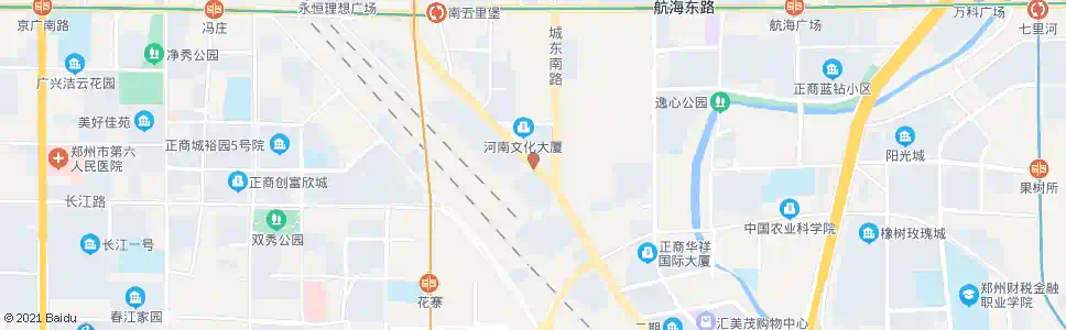 郑州紫辰路城东南路站_公交站地图_郑州公交_妙搜公交查询2025