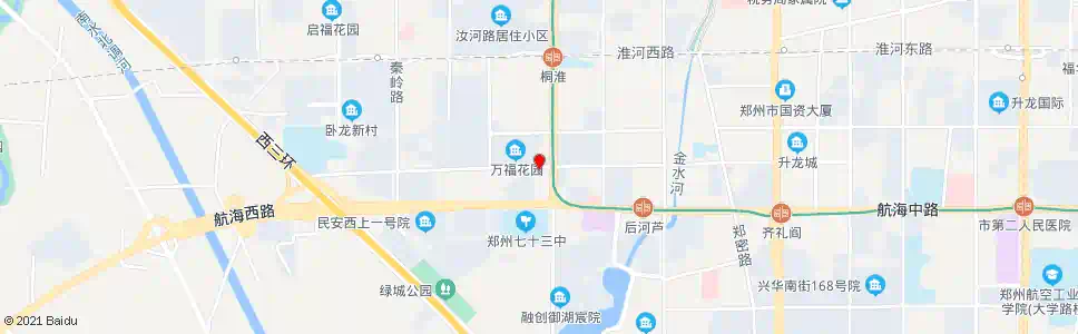 郑州沁河路桐柏路_公交站地图_郑州公交_妙搜公交查询2025