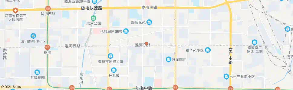 郑州淮河路淮北街站_公交站地图_郑州公交_妙搜公交查询2025