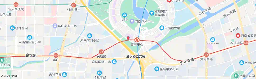 郑州商务外环路商务西八街_公交站地图_郑州公交_妙搜公交查询2025