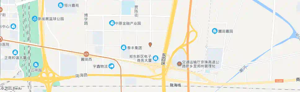 郑州徐庄街汉风路_公交站地图_郑州公交_妙搜公交查询2025