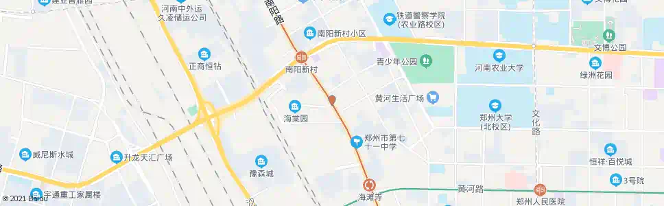 郑州南阳路海棠寺站_公交站地图_郑州公交_妙搜公交查询2025