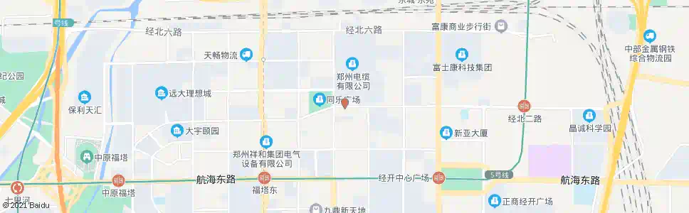 郑州经北二路南岗_公交站地图_郑州公交_妙搜公交查询2025