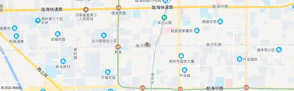 郑州淮河路工人路站_公交站地图_郑州公交_妙搜公交查询2025