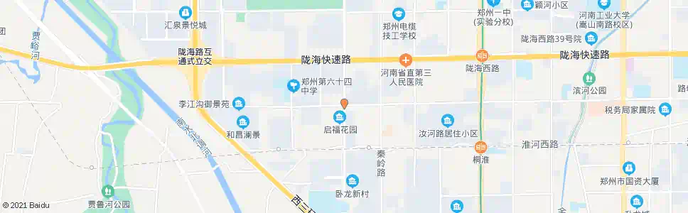 郑州汝河路华山路_公交站地图_郑州公交_妙搜公交查询2025