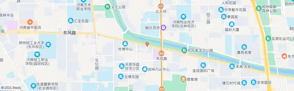 郑州东风路花园路站_公交站地图_郑州公交_妙搜公交查询2025