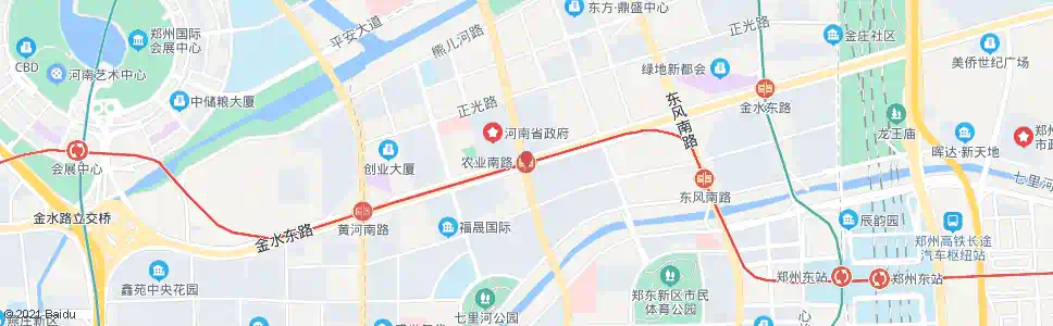 郑州农业路_公交站地图_郑州公交_妙搜公交查询2025