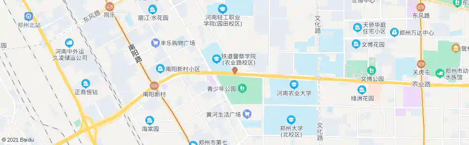 郑州丰庆路农业路站_公交站地图_郑州公交_妙搜公交查询2025