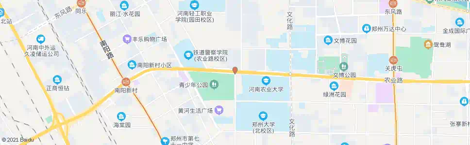郑州农业路东三街站_公交站地图_郑州公交_妙搜公交查询2025
