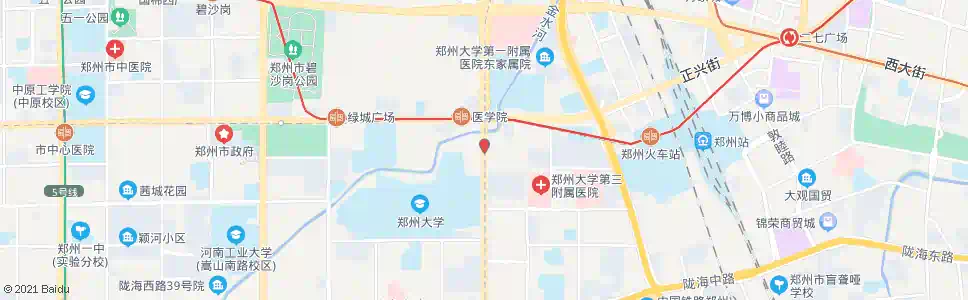 郑州大学路中原路_公交站地图_郑州公交_妙搜公交查询2025
