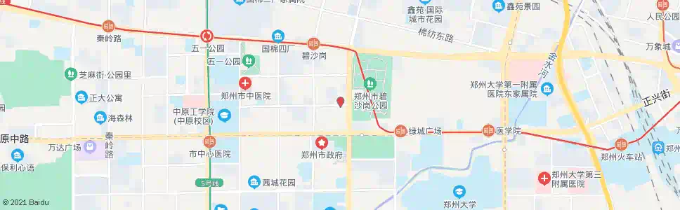 郑州互助路嵩山路_公交站地图_郑州公交_妙搜公交查询2025