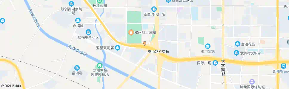 郑州嵩山路站(BRT)_公交站地图_郑州公交_妙搜公交查询2025
