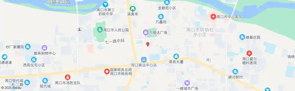 周口人民会堂_公交站地图_周口公交_妙搜公交查询2025