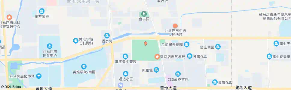 驻马店天中广场_公交站地图_驻马店公交_妙搜公交查询2025