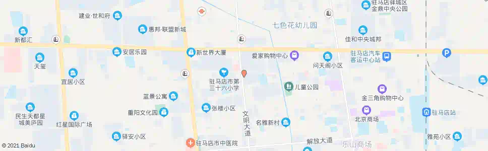 驻马店天安保险公司(文化路)_公交站地图_驻马店公交_妙搜公交查询2025