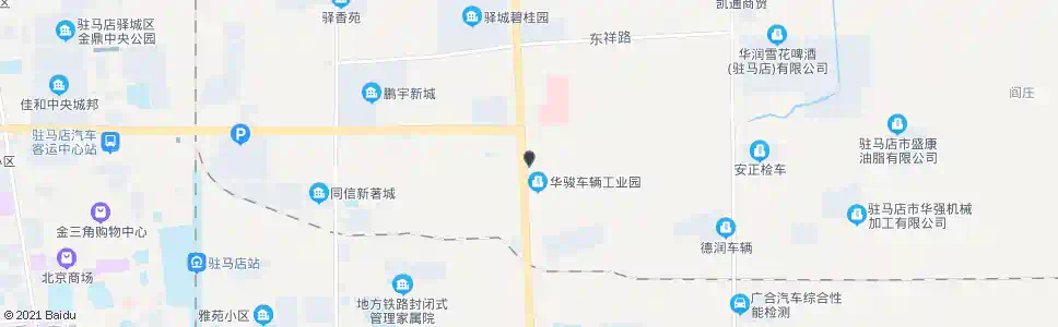 驻马店华骏车城_公交站地图_驻马店公交_妙搜公交查询2025