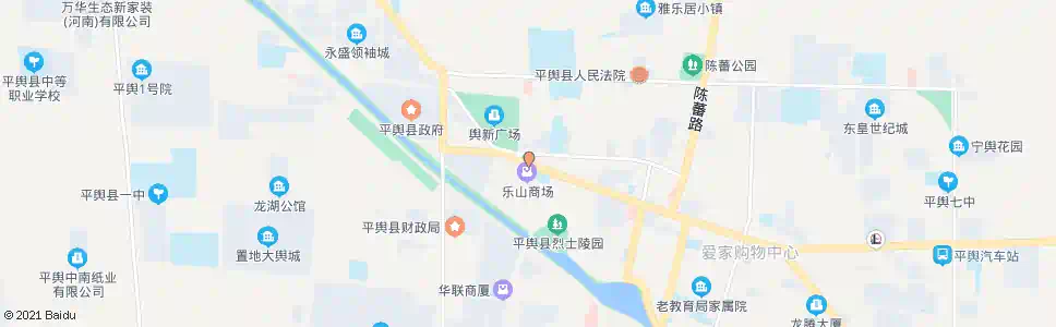 驻马店乐山商场_公交站地图_驻马店公交_妙搜公交查询2025