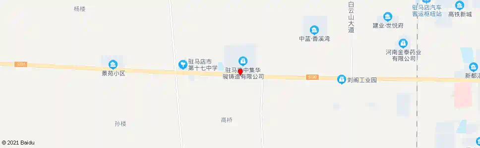 驻马店华骏铸造_公交站地图_驻马店公交_妙搜公交查询2025