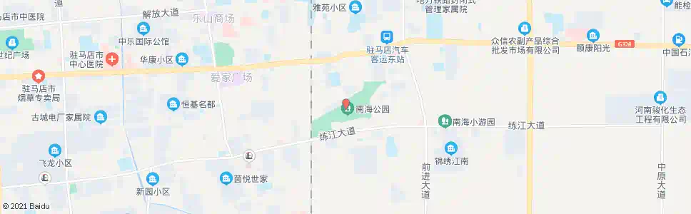 驻马店南海公园_公交站地图_驻马店公交_妙搜公交查询2025