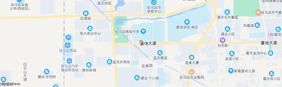 驻马店驻马店高中新校_公交站地图_驻马店公交_妙搜公交查询2025