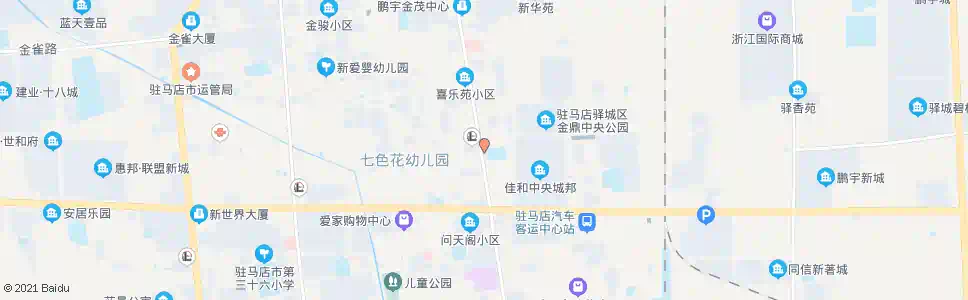 驻马店一高分校_公交站地图_驻马店公交_妙搜公交查询2025