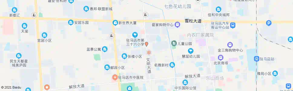 驻马店天龙大酒店_公交站地图_驻马店公交_妙搜公交查询2025