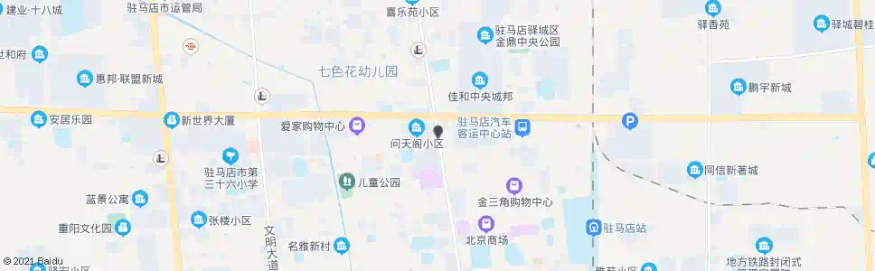 驻马店文化路口(乐山大道)_公交站地图_驻马店公交_妙搜公交查询2025