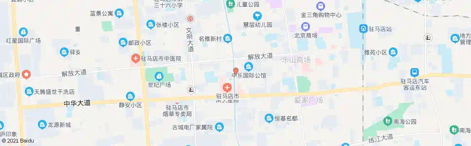 驻马店马同长医院_公交站地图_驻马店公交_妙搜公交查询2025